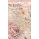 STAMPERIA PAPIER RYŻOWY A6 8szt TŁA SHABBY ROSE