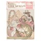 STAMPERIA EPHEMERA PAPIER MAT SHABBY ROSE