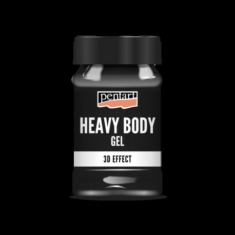 PENTART PASTA HEAVY BODY ŻEL CZARNA BŁYSZCZĄCA 100ml