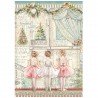 STAMPERIA PAPIER RYŻOWY A4 NUTCRACKER BALET