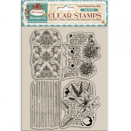 STAMPERIA STEMPEL AKRYLOWY 14x18cm NUTCRACKER GWIAZDA BET