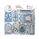 CB PAP.DELUX ELEGANCE OF BLUE SILVER