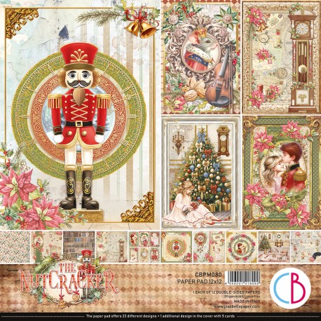 CB BLOK PAPIERÓW SCRAP.30x30cm /12SZT The Nutcracker