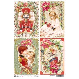 CB PAPIER RYŻOWY A4 NUTCRACKER CARDS