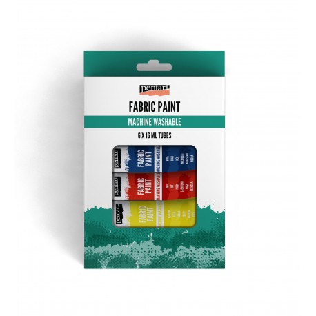 PENTART FARBA DO TKANIN ZESTAW 6x16ml