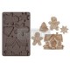 PRIMA FOREMKA SILIKONOWA 20x13 FESTIVE GINGERBREAD TREATS