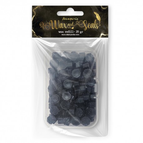 STAMPERIA WOSK UZUPEŁNIENIE 20g MATOWA CZERŃ