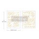 PRIMA TRANSFER FOIL KACHA MIDD 8,5x11" 2cz SHIMMERING SCRIPT