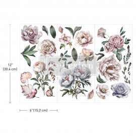 PRIMA DECOR TRANSFERS SMALL 3czx15x32,5cm BLOSSOM BREEZE