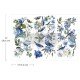PRIMA DECOR TRANSFERS SMALL 3czx15x32,5cm GARDEN WHISPERS