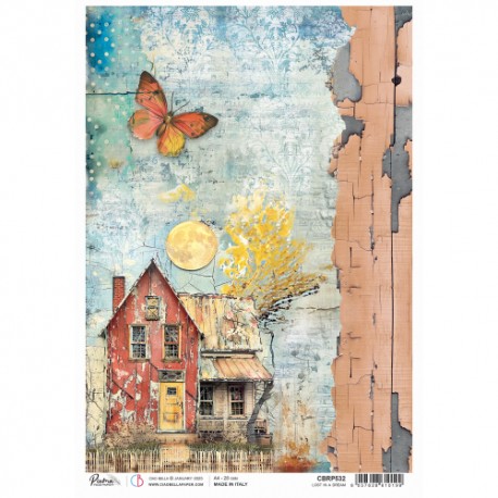 CB PAPIER RYŻOWY A4 Majestic D Lost in a dream