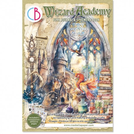 CB EPHEMERA BOOK A4 WIZARD ACADEMY (32szt)