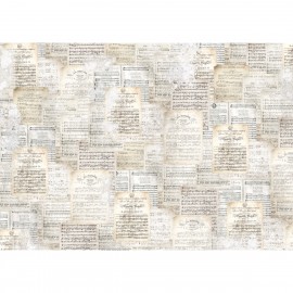 CB PAPIER 69x49cm HOME DECO 40g Vintage Music Sheet