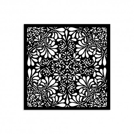 STAMPERIA SZABLON 3D 12x12 cm BESTSELLERS KORONKA