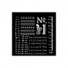 STAMPERIA SZABLON 3D 12x12 cm BESTSELLERS NUMERKI