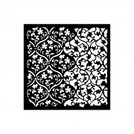 STAMPERIA SZABLON 3D 12x12 cm BESTSELLERS TAPETA + NEGATYW