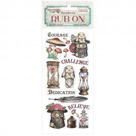 STAMPERIA RUB-ON TRANSFER 10x MASTER OF MAGIC KRÓLIK