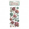 STAMPERIA RUB-ON TRANSFER 10x MASTER OF MAGIC PEONIA