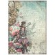 STAMPERIA PAPIER RYŻOWY A4 MASTER OF MAGIC LADY
