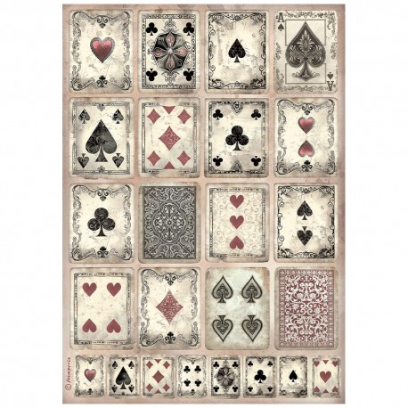 STAMPERIA PAPIER RYŻOWY A4 MASTER OF MAGIC KARTY