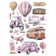 STAMPERIA PAPIER RYŻOWY A4 BESTSELLERS TRANSPORT
