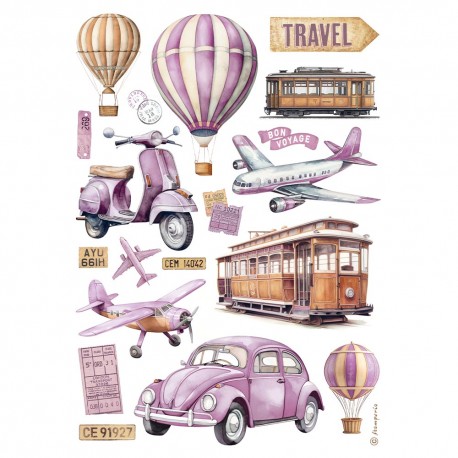 STAMPERIA PAPIER RYŻOWY A4 BESTSELLERS TRANSPORT