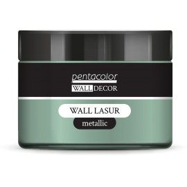 PENTART WALL DECOR LASUR 150ml METALIC ZIELONE SREBRO