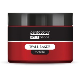 PENTART WALL DECOR LASUR 150ml METALIC CZERWONA MIEDŹ