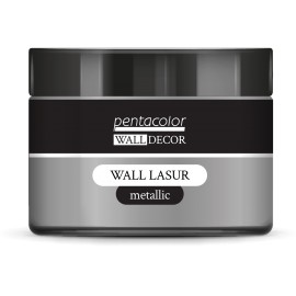 PENTART WALL DECOR LASUR 150ml METALIC SREBRNY