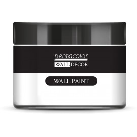 PENTART WALL DECOR PAINT 150ml FARBA SATYNOWA ANTYCZNA BIEL