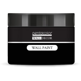 PENTART WALL DECOR PAINT 150ml FARBA SATYNOWA CZARNY KRUK