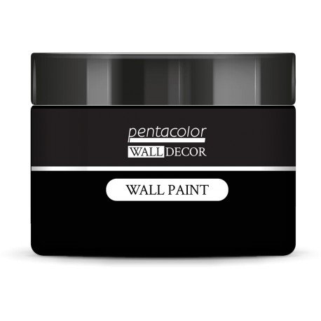 PENTART WALL DECOR PAINT 150ml FARBA SATYNOWA CZARNY KRUK