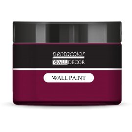 PENTART WALL DECOR PAINT 150ml FARBA SATYNOWA ŻYWA CZERWIEŃ