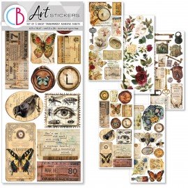 CB ART STICKERS 5szt NAKLEJKI Celestial