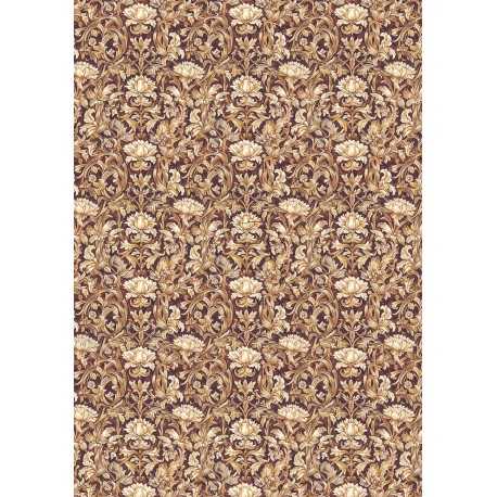 CB PAPIER RYŻOWY A3 Cabinet of Arabesque of flowers
