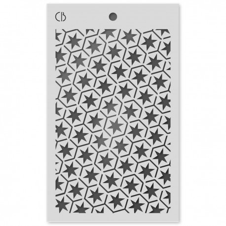 CB SZABLON 14,5x24cm STAR SIX Celestial