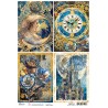 CB PAPIER RYŻOWY A4 Celestial Celestial Cards