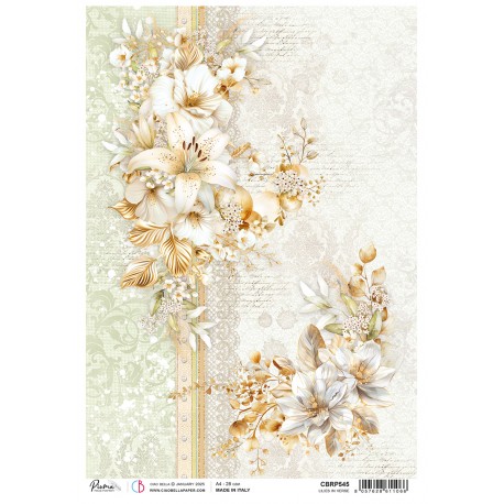 CB PAPIER RYŻOWY A4 Blessing D Lilies in verse