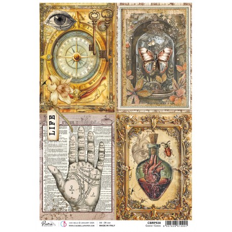 CB PAPIER RYŻOWY A4 Cabinet of Cabinet Cards