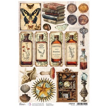CB PAPIER RYŻOWY A4 Cabinet of Potions