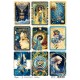 CB PAPIER RYŻOWY A4 Celestial Astral cards