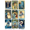CB PAPIER RYŻOWY A4 Celestial Astral cards