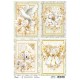 CB PAPIER RYŻOWY A4 Blessing D Blessing Cards