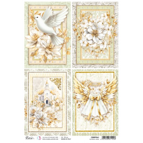 CB PAPIER RYŻOWY A4 Blessing D Blessing Cards
