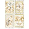 CB PAPIER RYŻOWY A4 Blessing D Blessing Cards