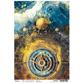 CB PAPIER RYŻOWY A4 Celestial Shoot for the moon