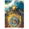 CB PAPIER RYŻOWY A4 Celestial Shoot for the moon