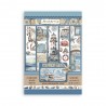 STAMPERIA PAPIER WASHI A5 8szt SILENT SEA