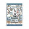 STAMPERIA PAPIER WASHI A5 8szt SILENT SEA