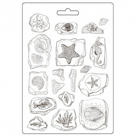 STAMPERIA FOREMKA TEKSTURA A5 SILENT SEA SKAMIELINY